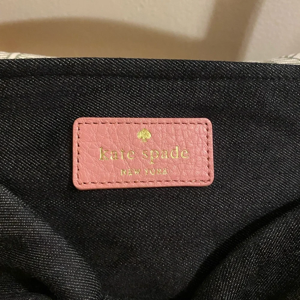 ⭐️BNWOT⭐️ Kate ♠️ Spade Denim Bow Envelope Clutch - Picture 3 of 8